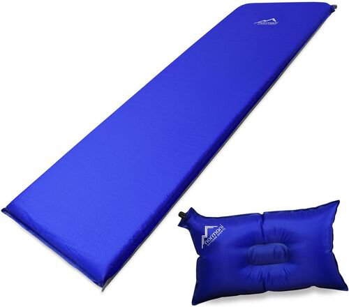 normani normani Selbstaufblasbare Luftmatratze und Luftkissen, Blau