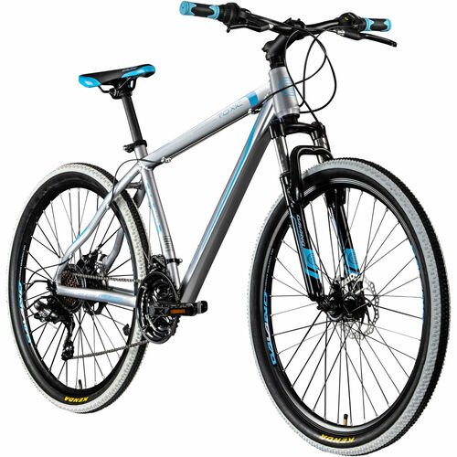 Galano Galano Toxic 27,5" Mountainbike Hardtail, silber/blau, 46 cm