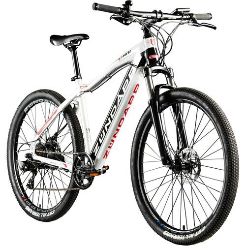 Zündapp Zündapp Z801 650B schwarz/weiß, E Mountainbike, E-Bike 48 cm