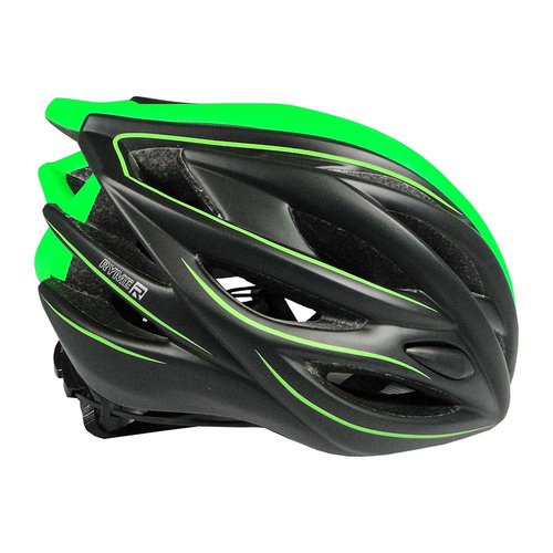 Rymebikes Elite Helmet Grün,Schwarz S-M