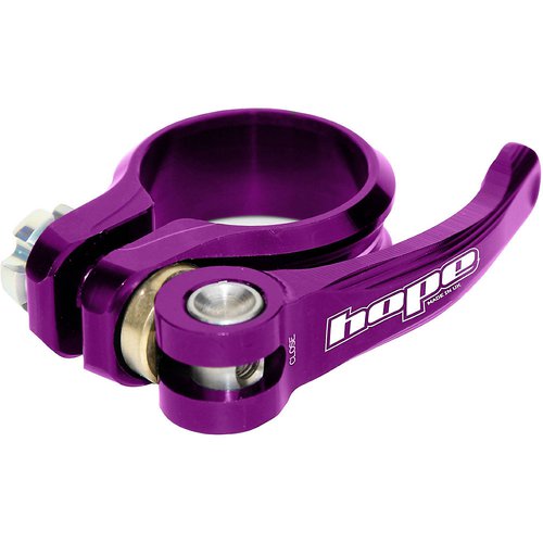 Hope Sattelklemme (Schnellspanner) - Lila}  - 31.8mm}