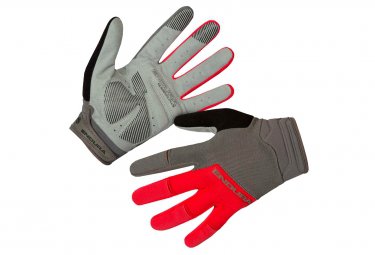 Endura humvee plus ii long gloves red