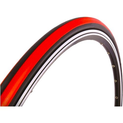 Vittoria Rubino Pro Slick III Rennrad-Reifen - Schwarz - Rot  - Folding Bead