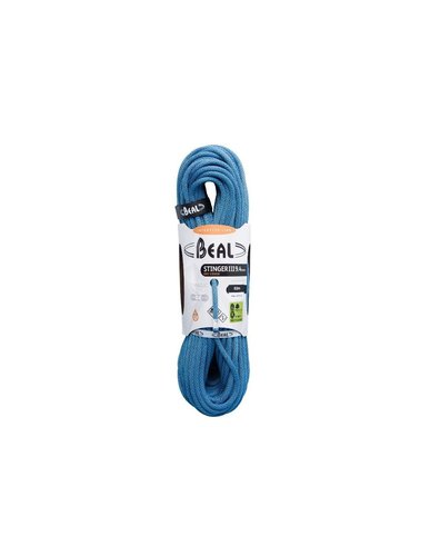 Beal Kletterseil Stinger III 9,4 mm - Unicore - Dry Cover - 50 Meter- Blue Seildurchmesser - 9.1 - 9.5 mm, Seilvariante - Einfachseil, Seilgewicht - 56 - 60 g  m, Seilfarbe - Blau, Seillänge - 50 m,