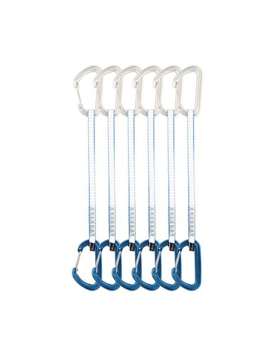 Dmm Climbing DMM Expressen-Set Spectra Quickdraw Blue 25cm 6Pack Expressschlingenlänge - 250 mm, Schnapper Art - Drahtbügel -  Drahtbügel, Expressengewicht - 61 - 80 g,