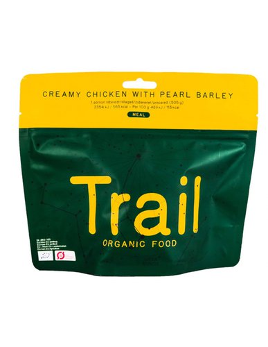 Trail Organic Food Trail Oraganic Food, Creamy chicken with pearl barley Fertiggerichte - Vegane Gerichte,