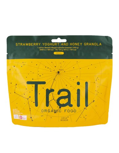 Trail Organic Food Trail Organic Food, Strawberry yoghurt and honey granola Fertiggerichte - Vegane Gerichte,
