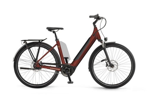 Winora Sinus N5f 27.5  Unisex Pedelec E-Bike Trekking Fahrrad maroon rot 2022 54 cm  E-Trekkingbikes