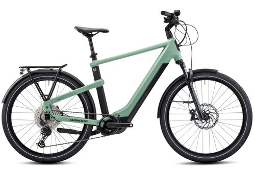 Winora Yakun 12 27.5  Pedelec E-Bike Trekking Fahrrad grün 2024 55cm  E-Trekkingbikes