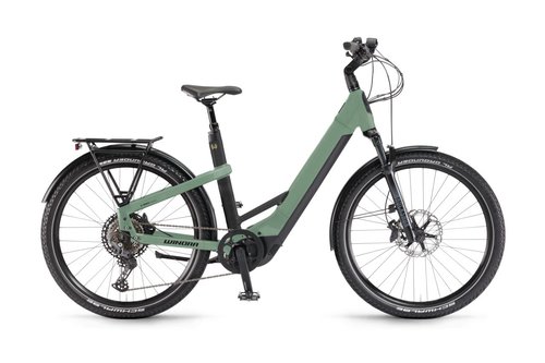 Winora Yakun 12 27.5  Damen Pedelec E-Bike Trekking Fahrrad grün 2024 60cm  E-Trekkingbikes