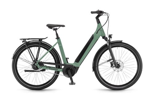 Winora Sinus N5f Low 27.5  Pedelec E-Bike Trekking Fahrrad matt grün 2024 54 cm  E-Trekkingbikes