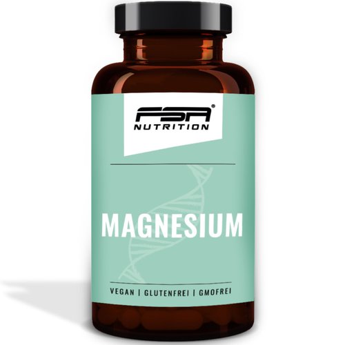 Fsa Nutrition Magnesium Bisglycinat und Citrate Kapseln im Glas
