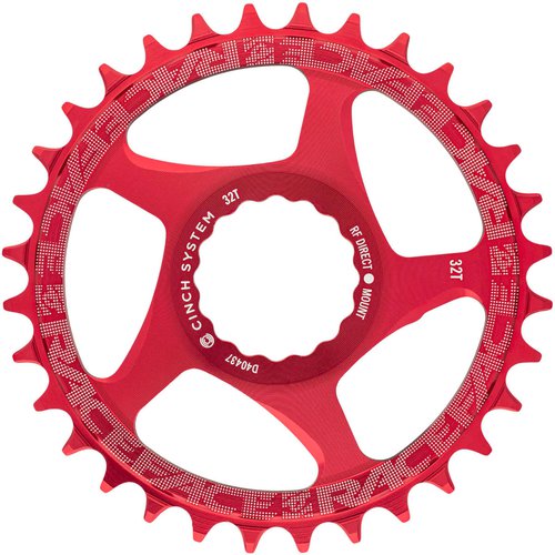 Race Face Cinch Kettenblatt (schmal/breit, Direktmontage) - Red