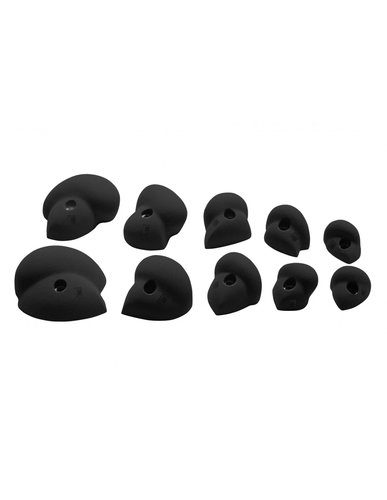 Ocun Klettergriffe Holds Set 5 Jugs, black