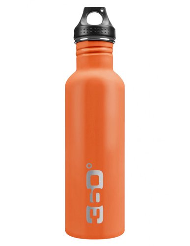 360 Degrees Stainless Drink Bottle 750ml, pumkin Trinkflaschenvolumen - 0,75 Liter, Trinkflaschenfarbe - Orange,