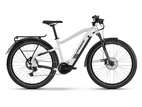 Haibike Trekking 8 27.5  Pedelec E-Bike Trekking Fahrrad weiß 2021 48cm  S  E-Trekkingbikes