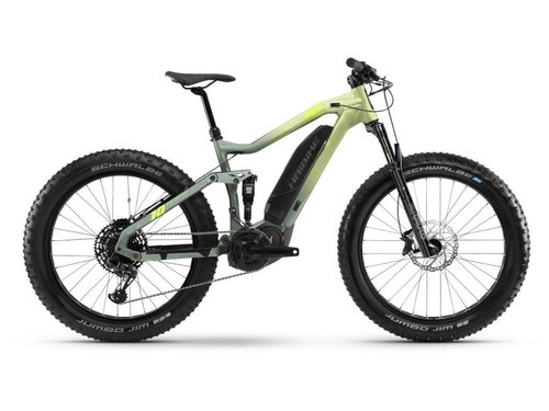 Haibike FullFatSix 26  Fatbike Pedelec E-Bike MTB grün 2021 46cm  M  E-Mountainbikes