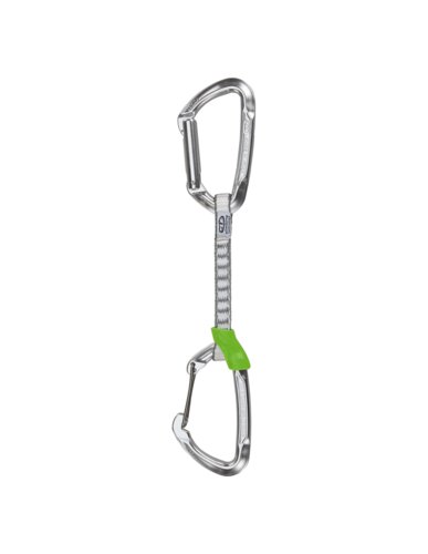 Climbing Technology Expresse Lime-M Set DY 12 cm, silver Expressschlingenlänge - 120 mm, Bandmaterial - Dyneema PE, Expressengewicht - 81 - 100 g, Schnapper Art - Gerade - Drahtbügel,