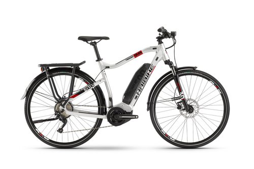 Haibike Sduro Trekking 2.0 Pedelec E-Bike Fahrrad silberfarbenschwarz 2020 M  E-Trekkingbikes