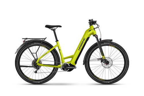 Haibike Trekking 5 Low 27.5  Unisex Pedelec E-Bike Trekking Fahrrad lime gelb 2024 45 M  E-Trekkingbikes