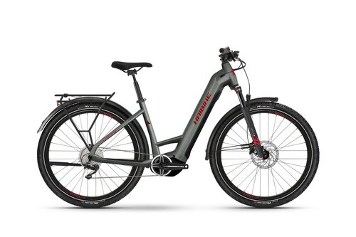 Haibike Trekking 5 27.5  Unisex Pedelec E-Bike Trekking Fahrrad grün 2023 37 cm  S  E-Trekkingbikes