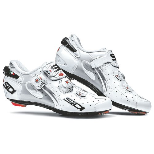 Sidi Damen Wire Vernice Carbon Rennradschuhe - Weiß - Weiß}  - EU 41}