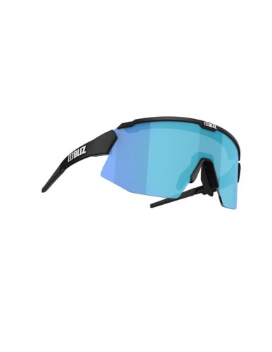 Bliz Breeze Padel Edition, matte black frame, brown with blue multi lens. filt. cat. 3