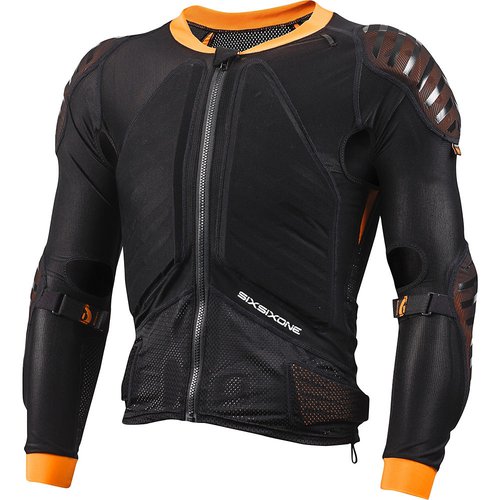 SixSixOne 661 Evo Langarm-Kompressionsjacke - Schwarz