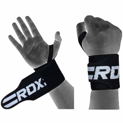Rdx Sports Gym Wrist Wrap Pro Tape Schwarz 2 Units