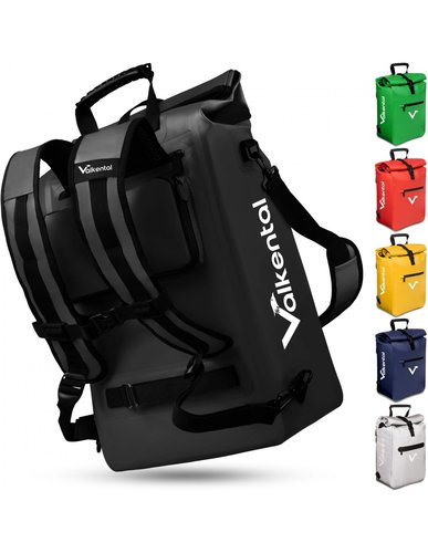 Valkental ValkOne 3in1 Fahrradtasche - perfekt für deinen Alltag, schwarz Taschenvariante - Gepäckträgertaschen,