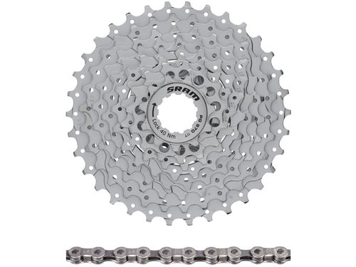 SRAM PG-970 Kassette + PC 971 Kette 9-fach Verschleißset