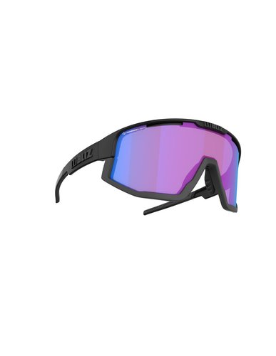 Bliz Vision Nano Nordic Light, Rahmen matt black, Gläser nano optics  nordic light begonia violet w. blue multi., Cat 2