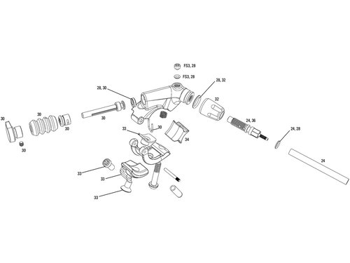 RockShox Ersatzteile Reverb Remote (A2 / 2013-2016)