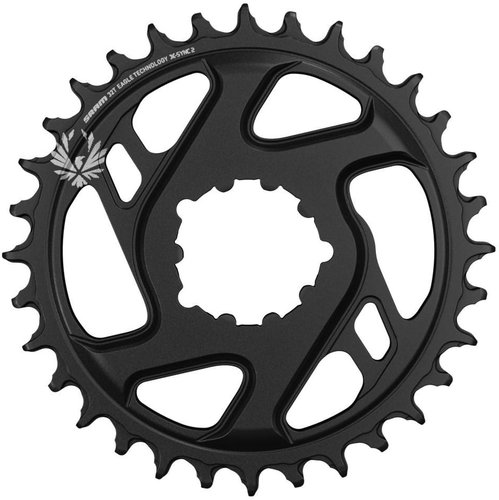 SRAM Kettenblatt X-Sync Eagle Eagle 32T, Direct Mount, Aluminium, schwarz, 12-fach, 6mm Offset