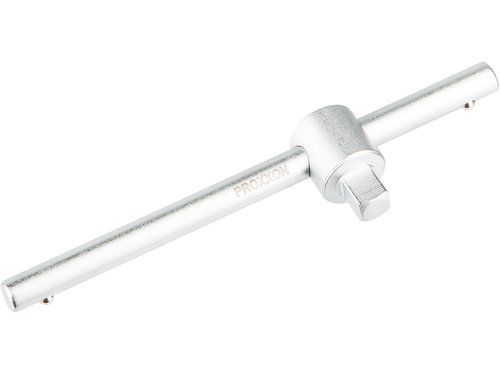 PROXXON 23704 T-Griff Mit Gleitstück – Antrieb 6,3 Mm (1/4 Zoll), ChromVanadium, Länge 100 Mm
