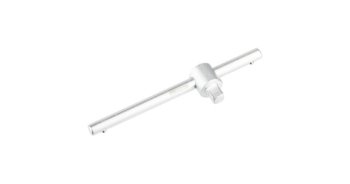 PROXXON 23704 T-Griff Mit Gleitstück - 6,3mm (1/4") Antrieb, Chrom-Vanadium