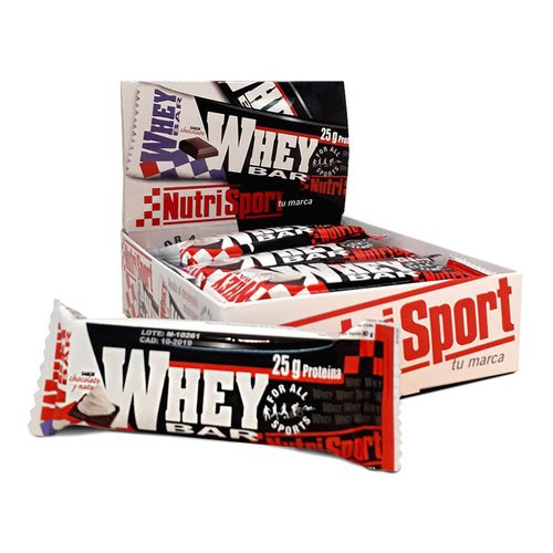 Nutrisport Whey 12 Units Cream Energy Bars Box Mehrfarbig
