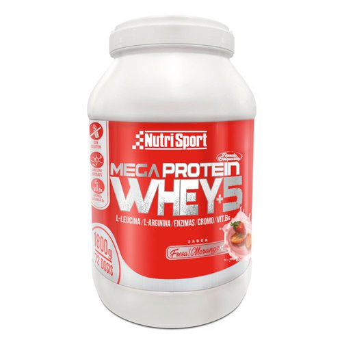 Nutrisport Mega Molkenprotein Erdbeere 1.8kg