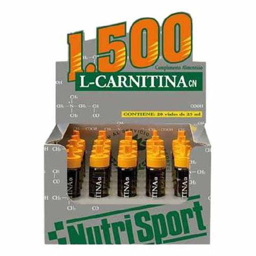 Nutrisport L Carnitine 1500 20 Units Orange Vials Box Grau