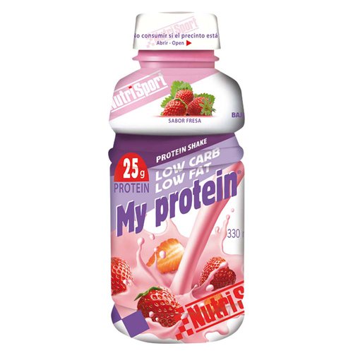 Nutrisport My Protein 12 Units Strawberry Drinks Box Mehrfarbig