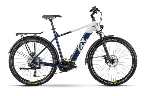 Husqvarna Cross Tourer CT3 27.5  Pedelec E-Bike Trekking Fahrrad weißblau 2024 45 cm S  E-Trekkingbikes