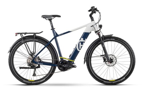 Husqvarna Cross Tourer CT3 27.5  Pedelec E-Bike Trekking Fahrrad weißblau 2024 60 cm XL  E-Trekkingbikes