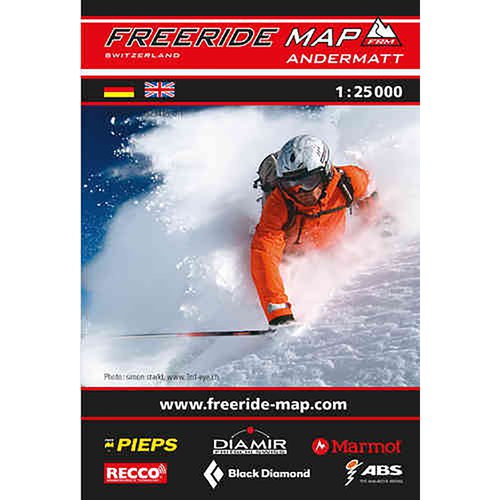 Freeride Map Andermatt - Ski
