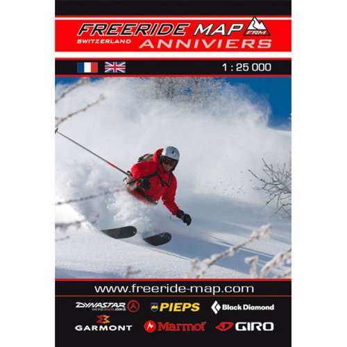 Freeride Map Anniviers - Ski