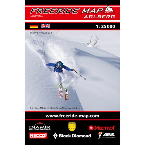Freeride Map Arlberg - Ski