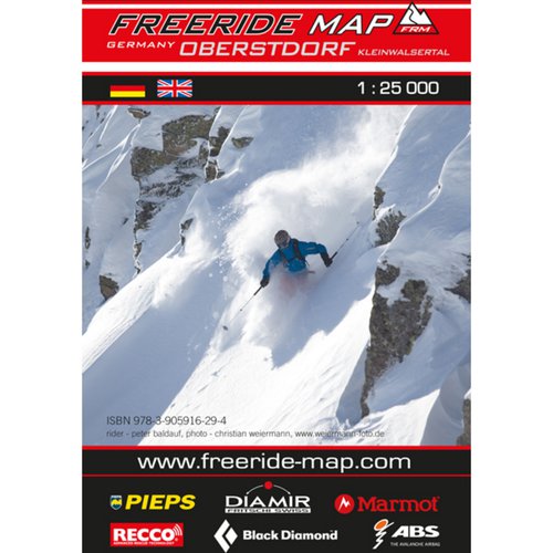 Freeride Map Oberstdorf Kleinwalsertal - Ski