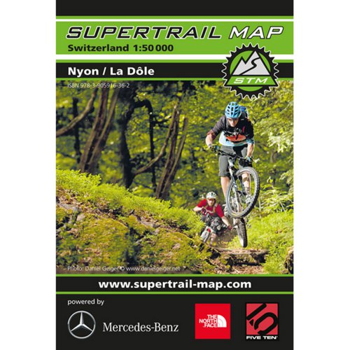 Supertrail Map Nyon / La Dole - MTB