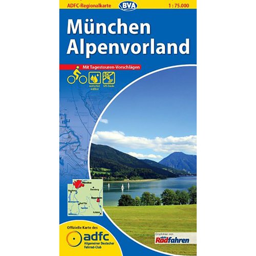 Bielefelder Verlag München/Alpenvorland ADFC-Regionalkarte