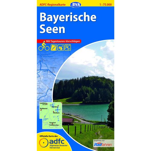 Bielefelder Verlag Bayerische Seen ADFC-Regionalkarte