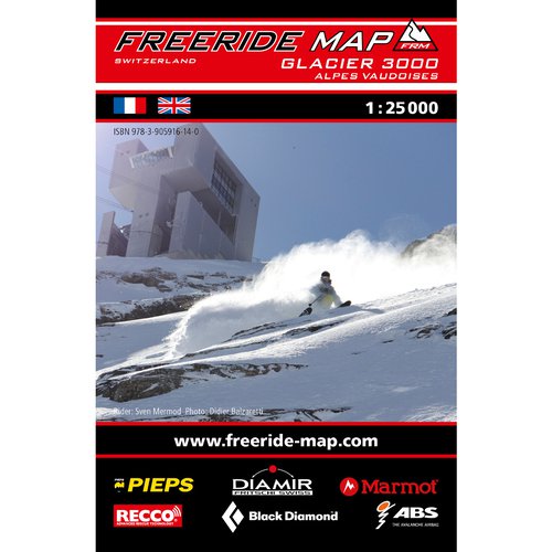 Freeride Map Glacier3000/Alpes Vaudoises - Ski